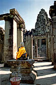 Angkor Thom - Bayon temple, east gopura of the third enclosure 